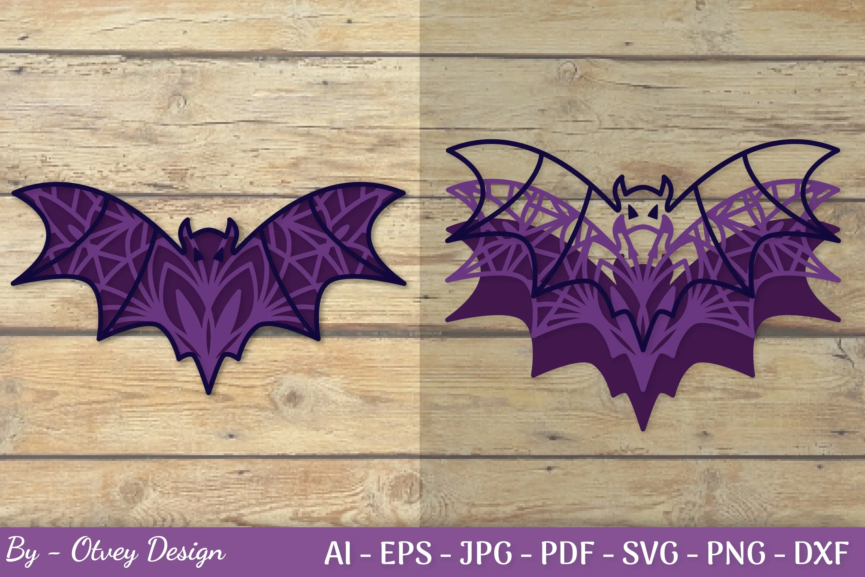 3D Layered Halloween SVG Bundle