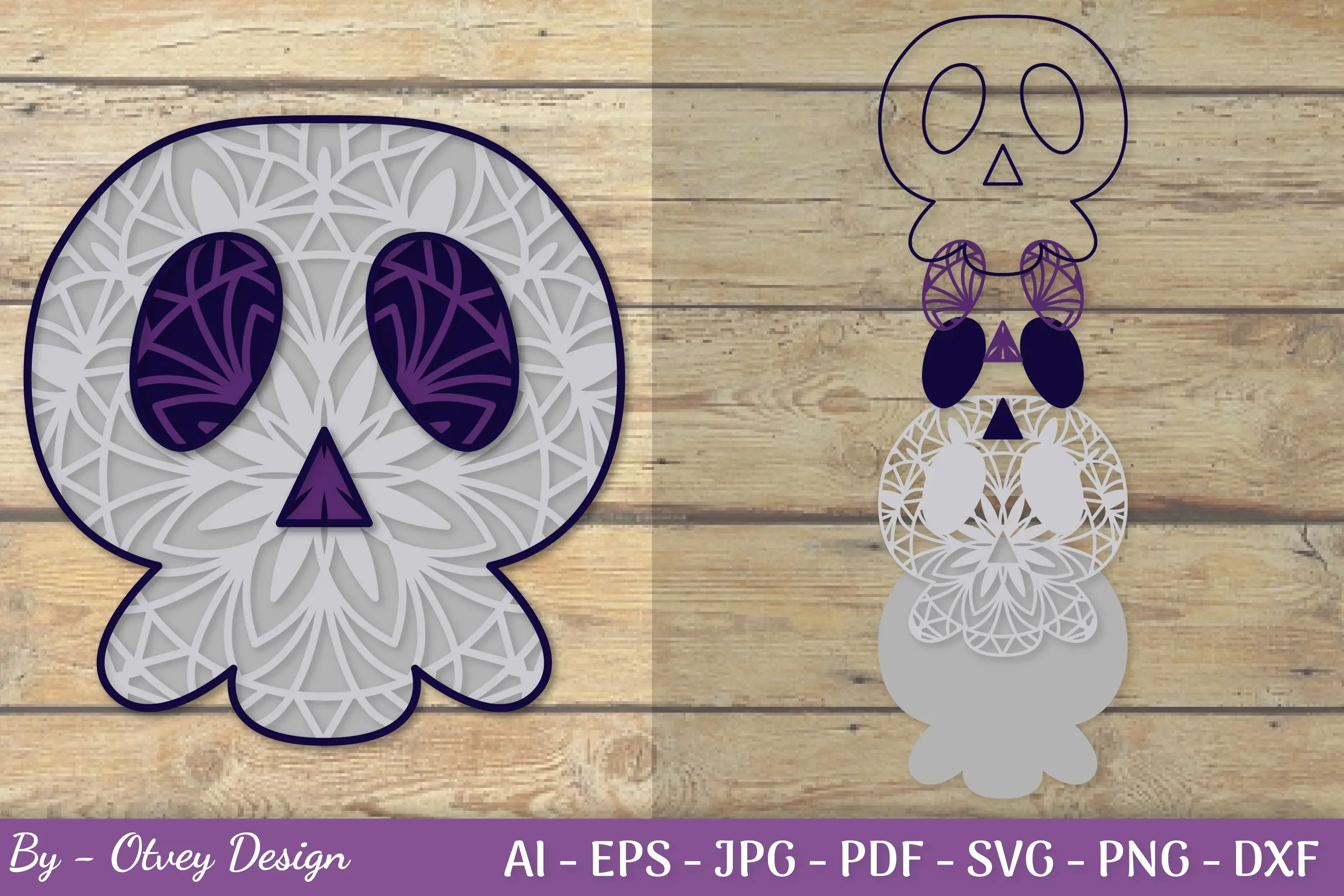 3D Layered Halloween SVG Bundle - Image 2