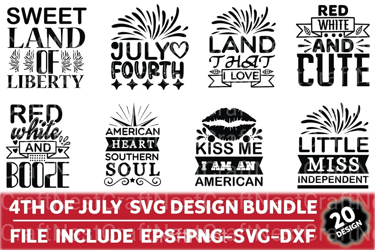 4th of July Design Bundle - Image 2