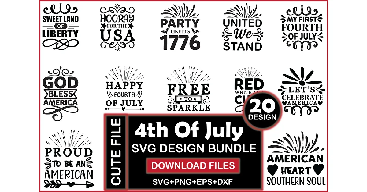 4th Of July SVG Bundle - Image 3