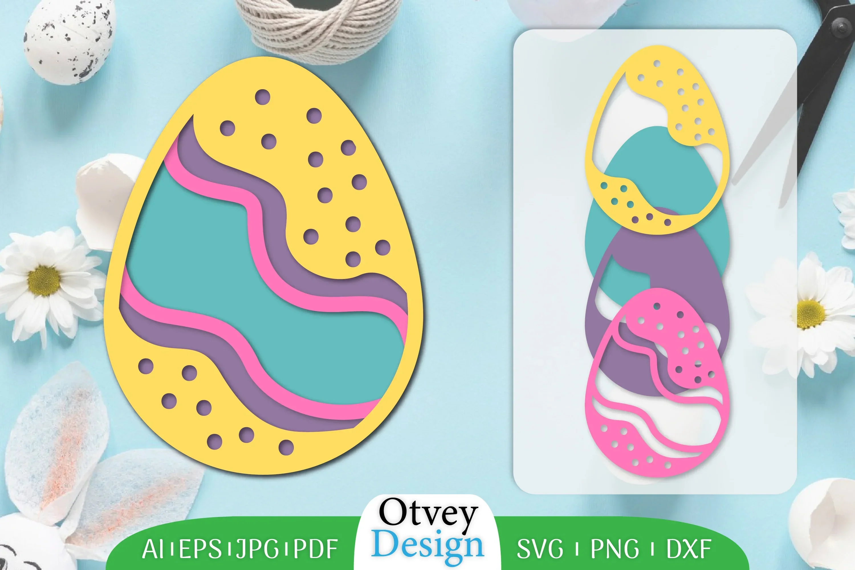 Easter Eggs SVG Bundle