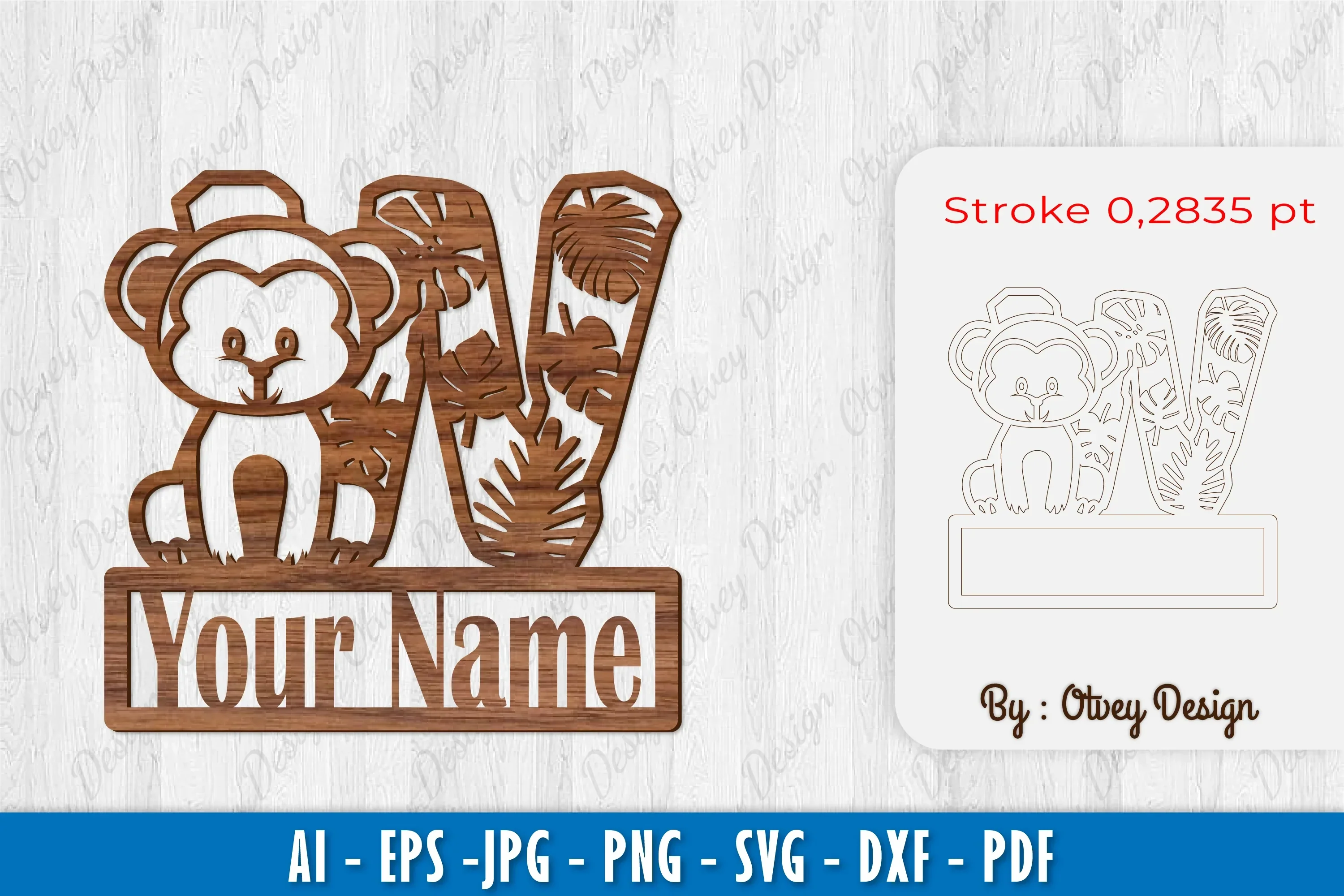 W-Your Name SVG Bundle