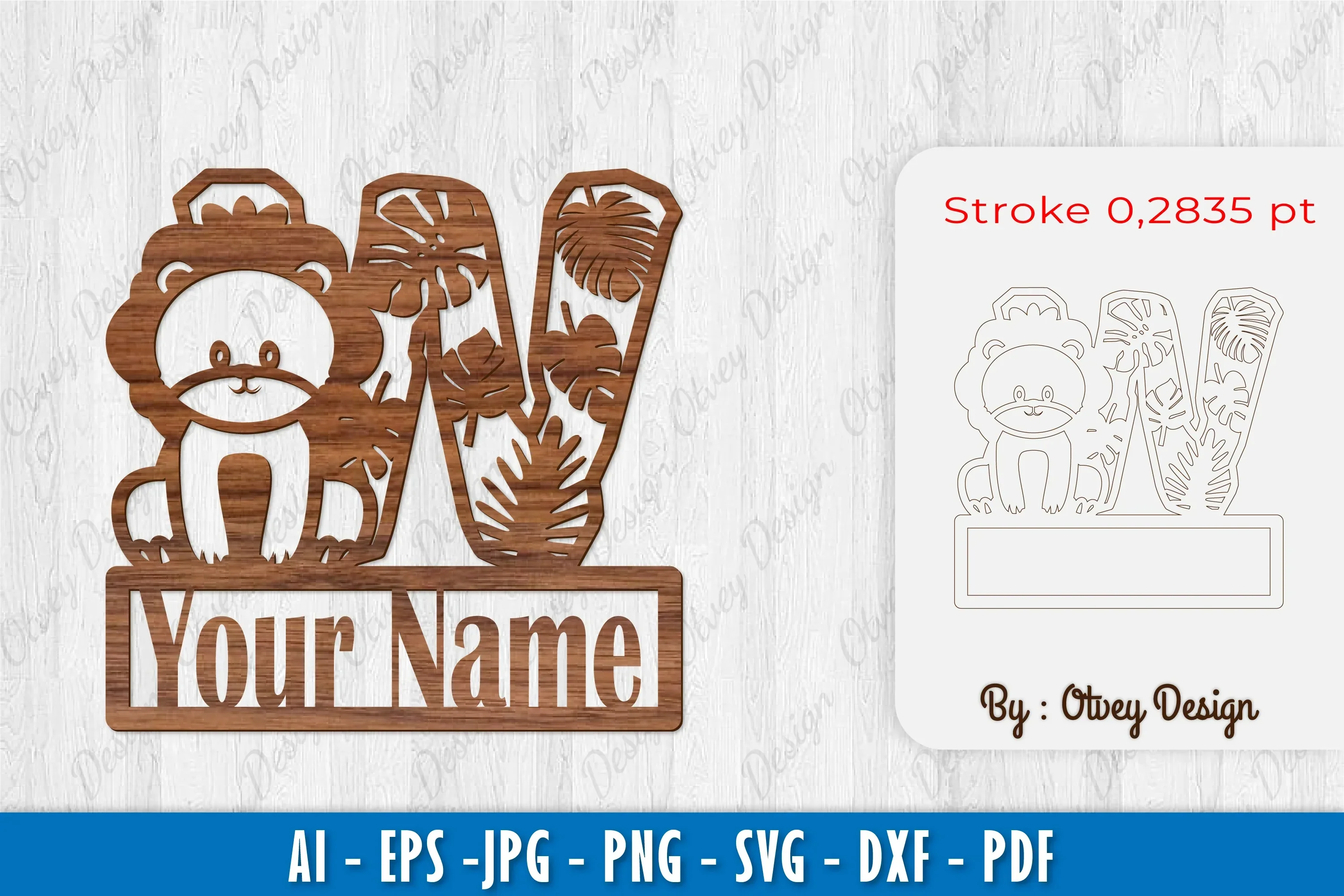 W-Your Name SVG Bundle