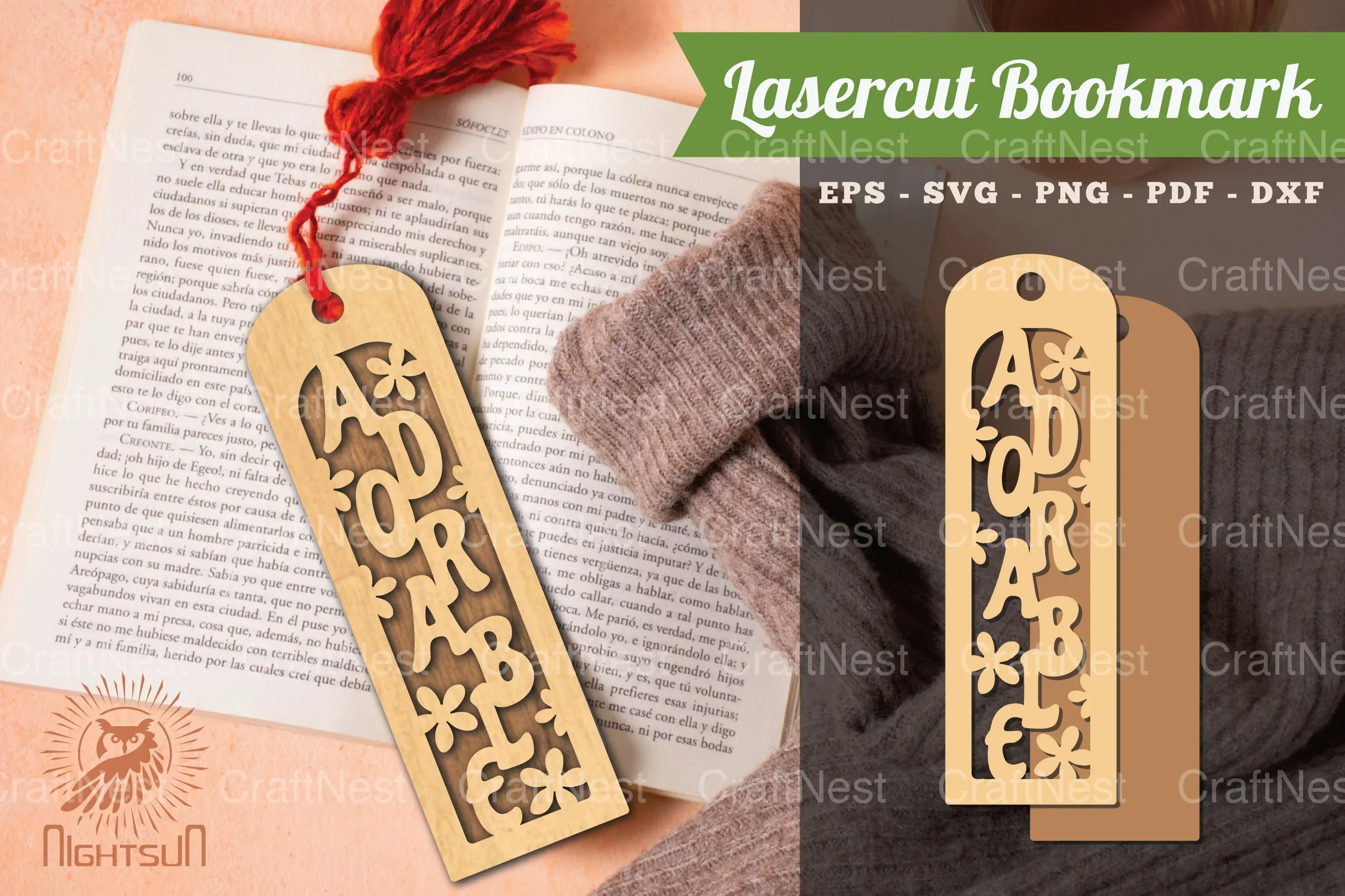 Adorable Laser Cut Bookmark Bundle
