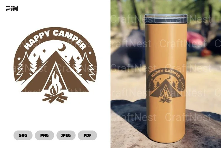 Adventure Happy Camper SVG Bundle