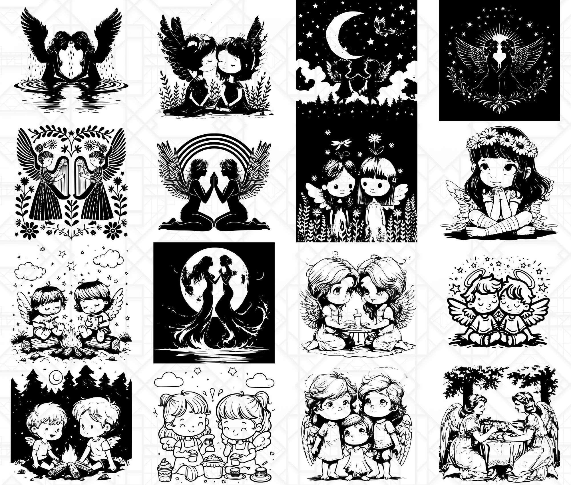 Angels Summer SVG Bundle - Image 4
