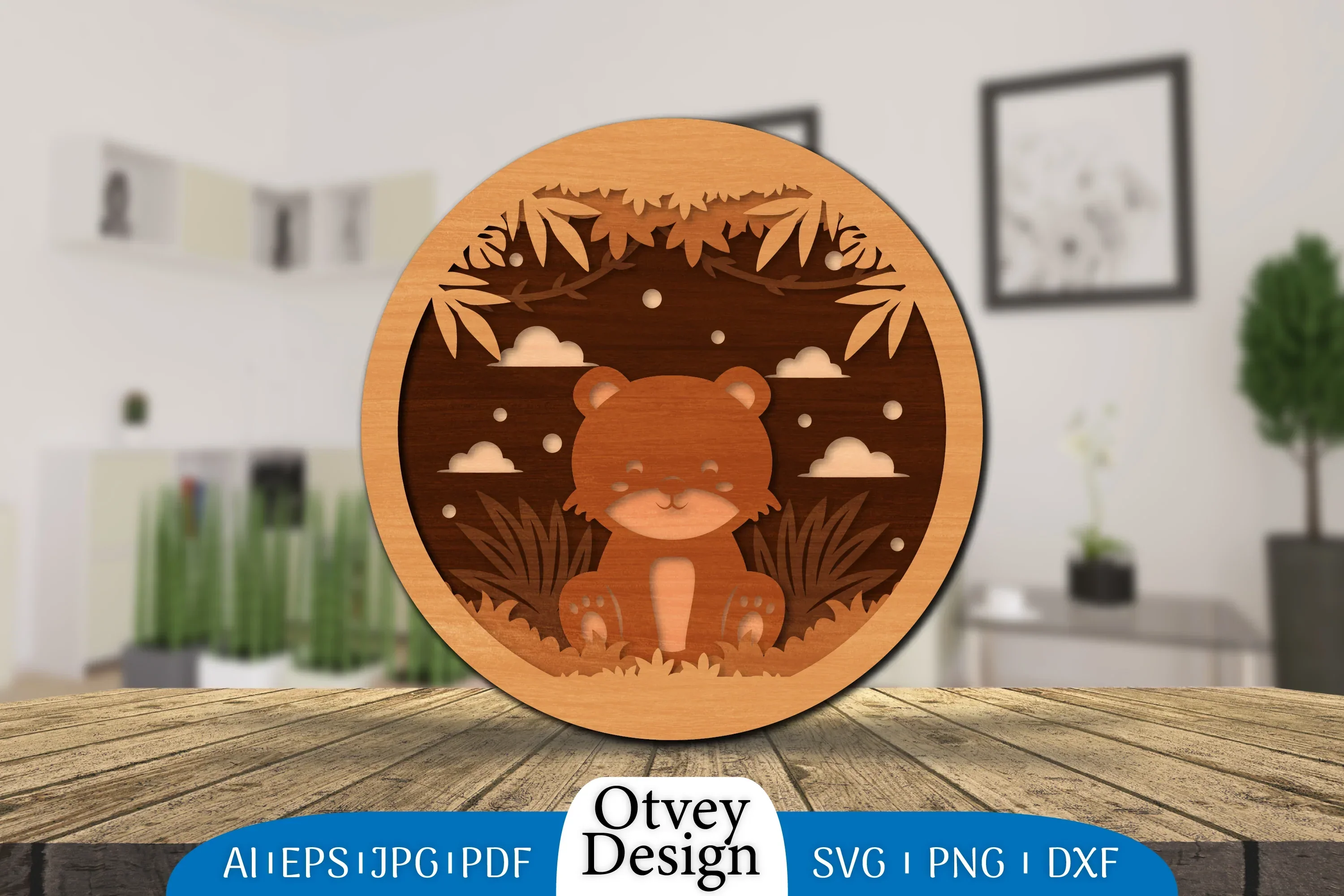 Animals 3D Layered Lasercut SVG Bundle