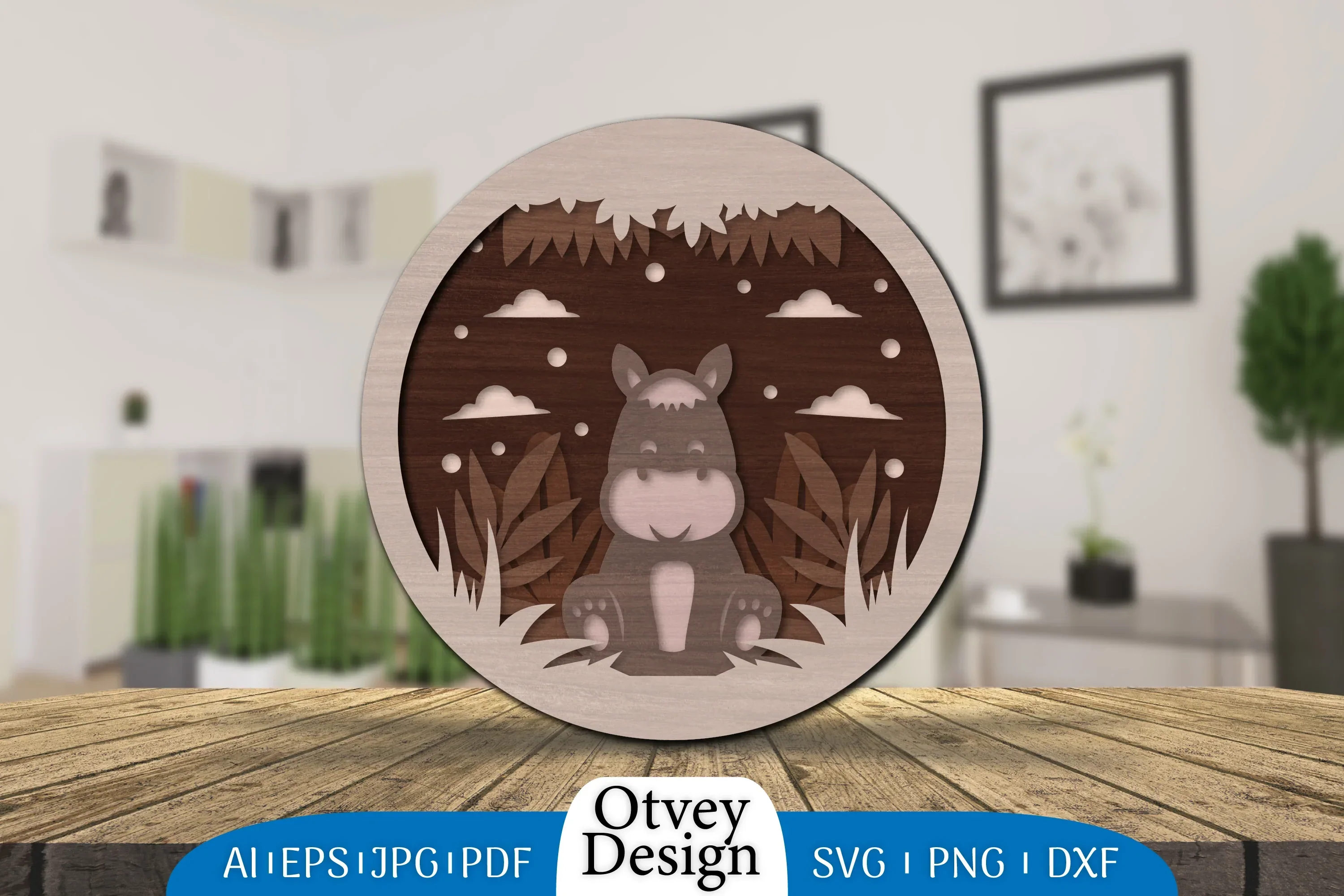 Animals 3D Layered Lasercut SVG Bundle