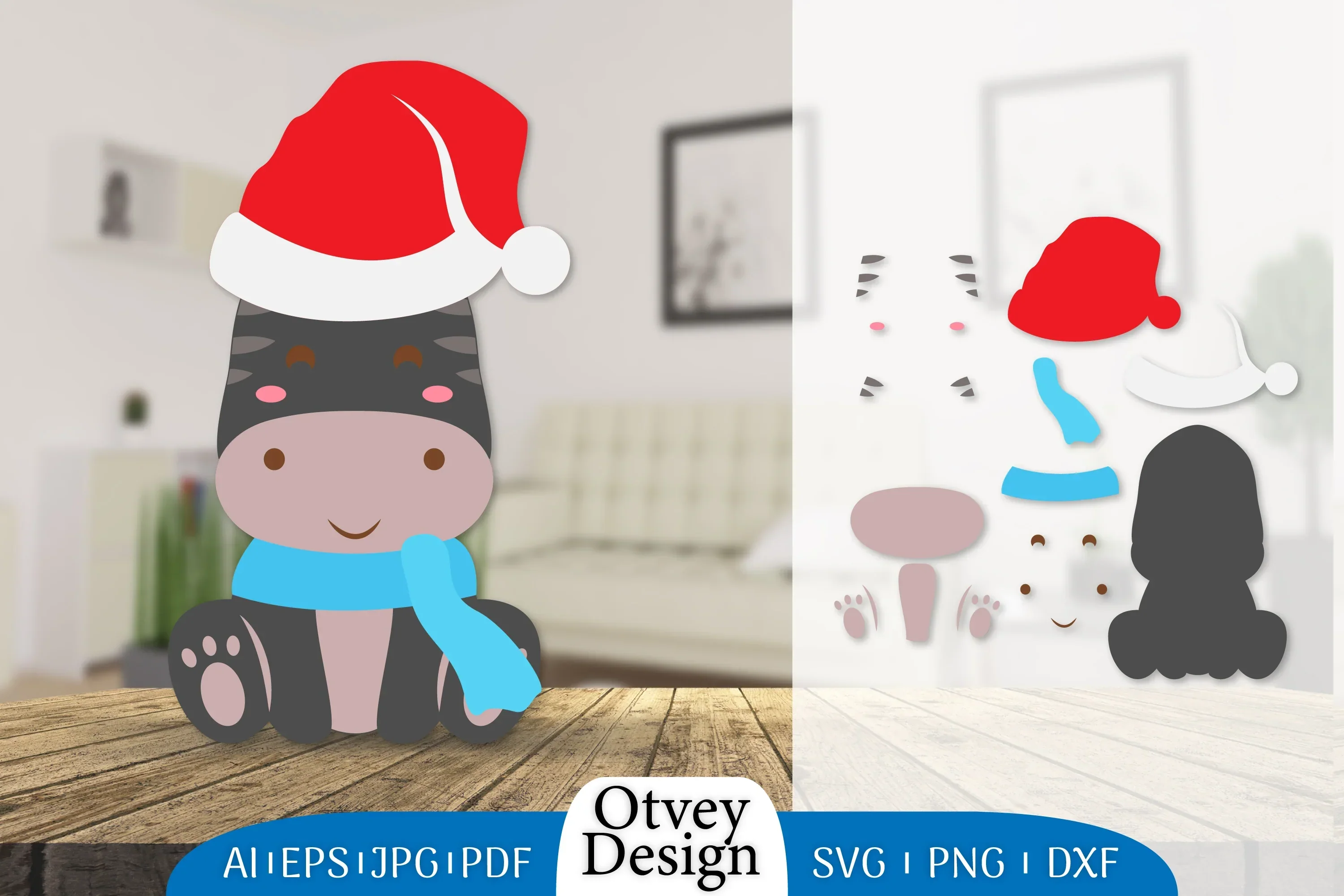 Animals Christmas SVG Bundle