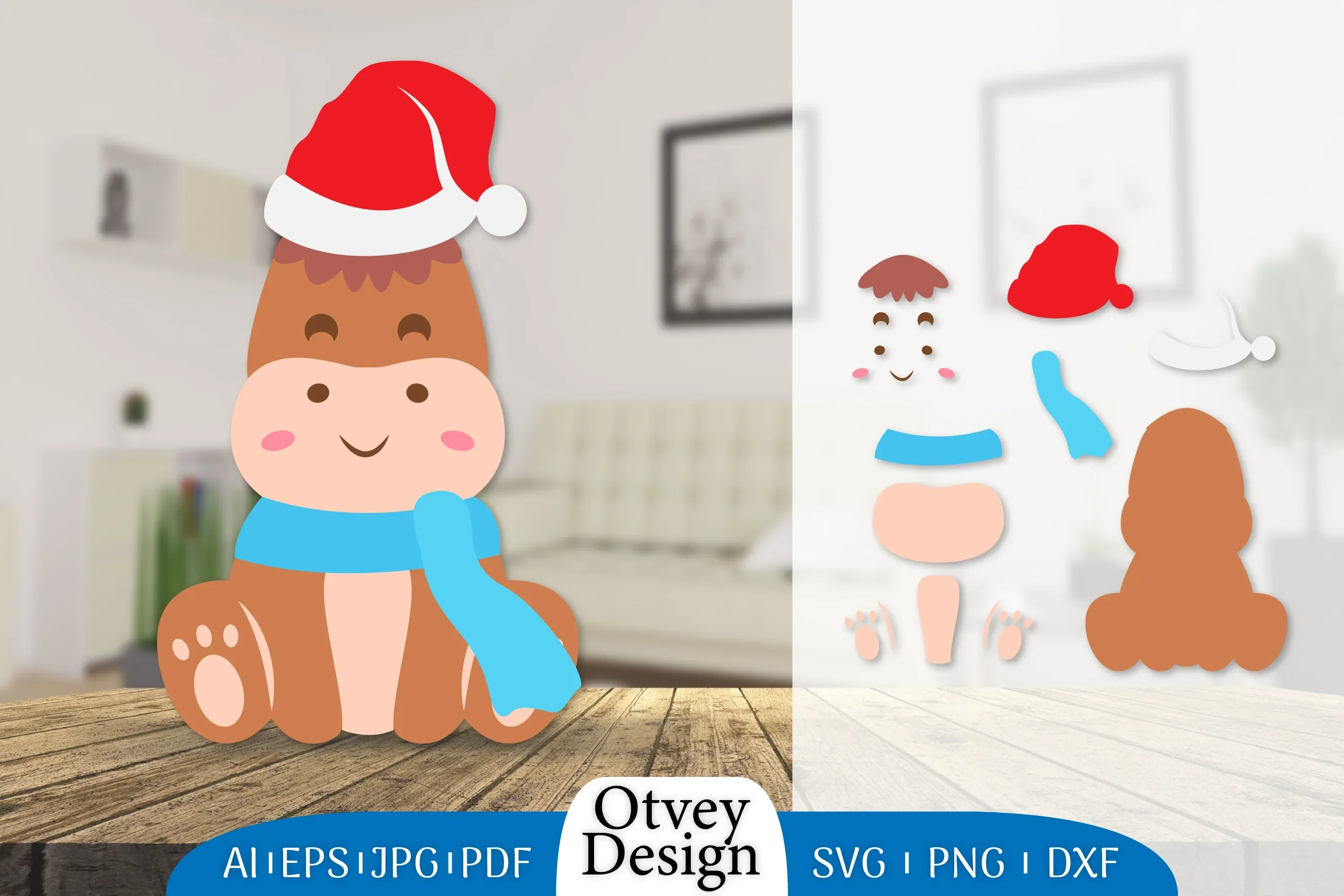 Animals Christmas SVG Bundle