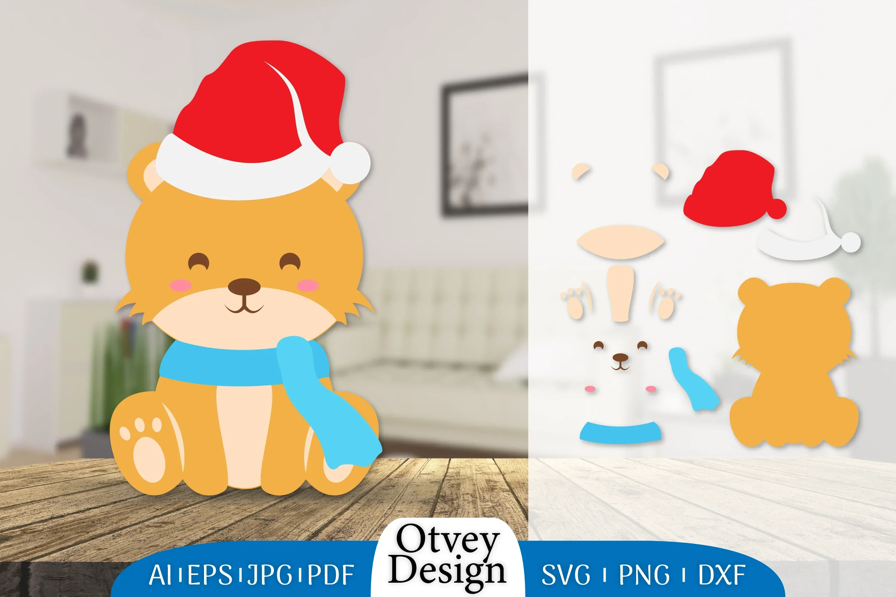 Animals Christmas SVG Bundle