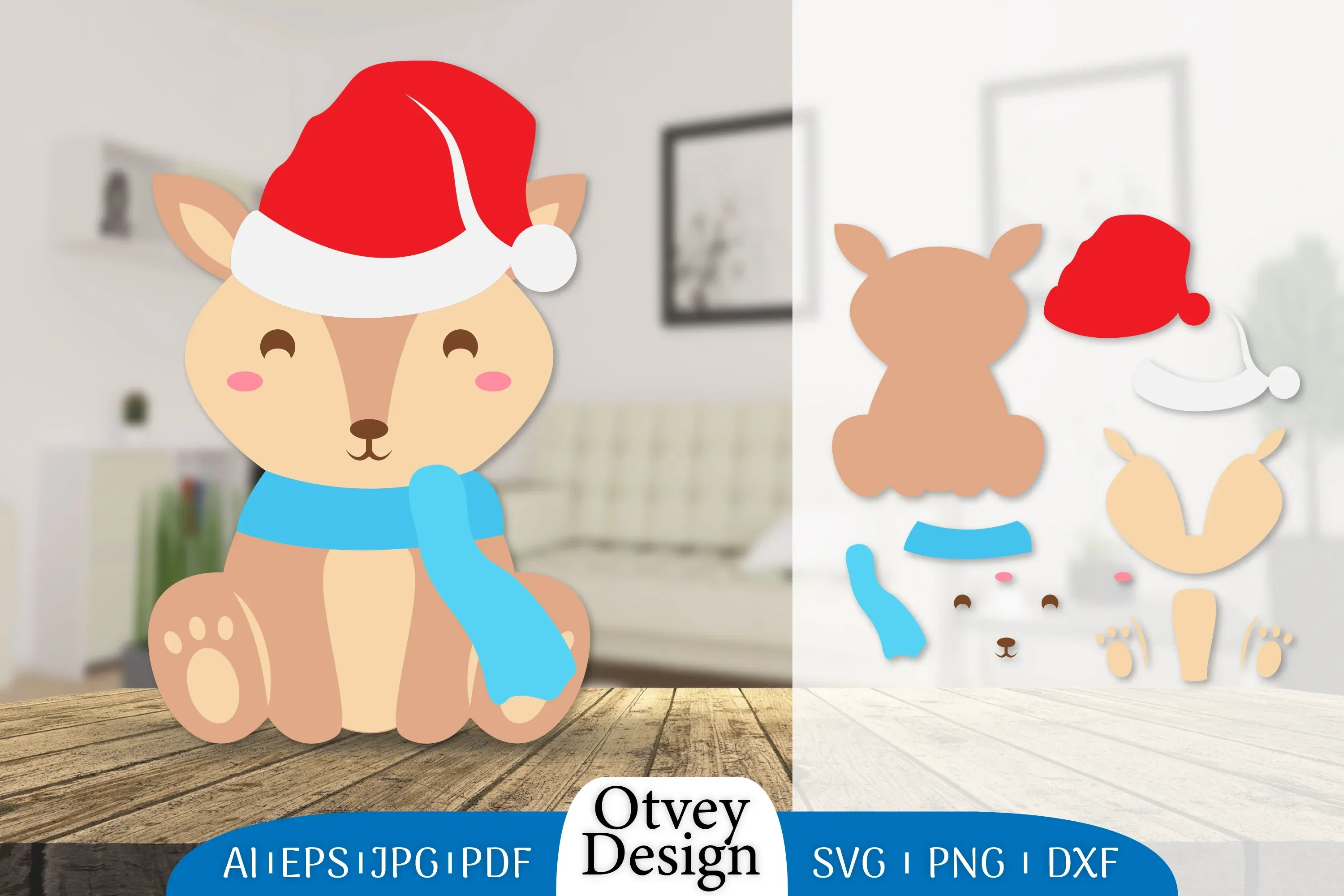 Animals Christmas SVG Bundle