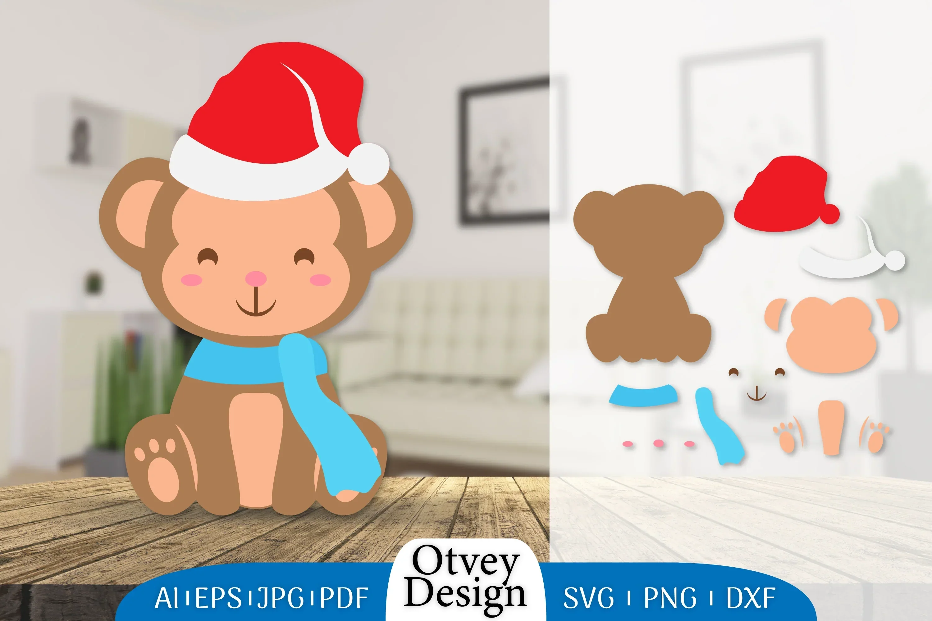 Animals Christmas SVG Bundle