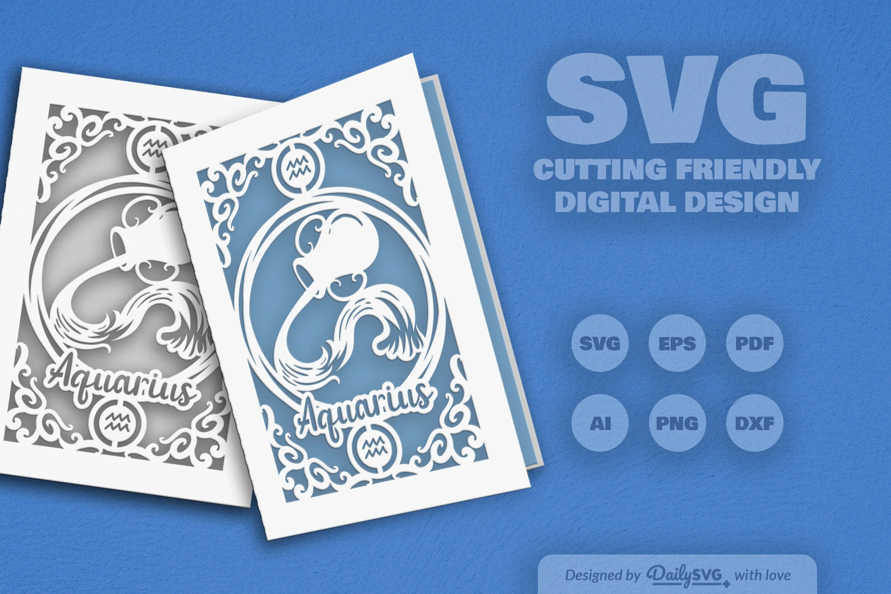 Aquarius Zodiac SVG Bundle - Image 2