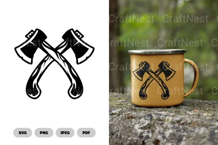 Axe Camping SVG Bundle