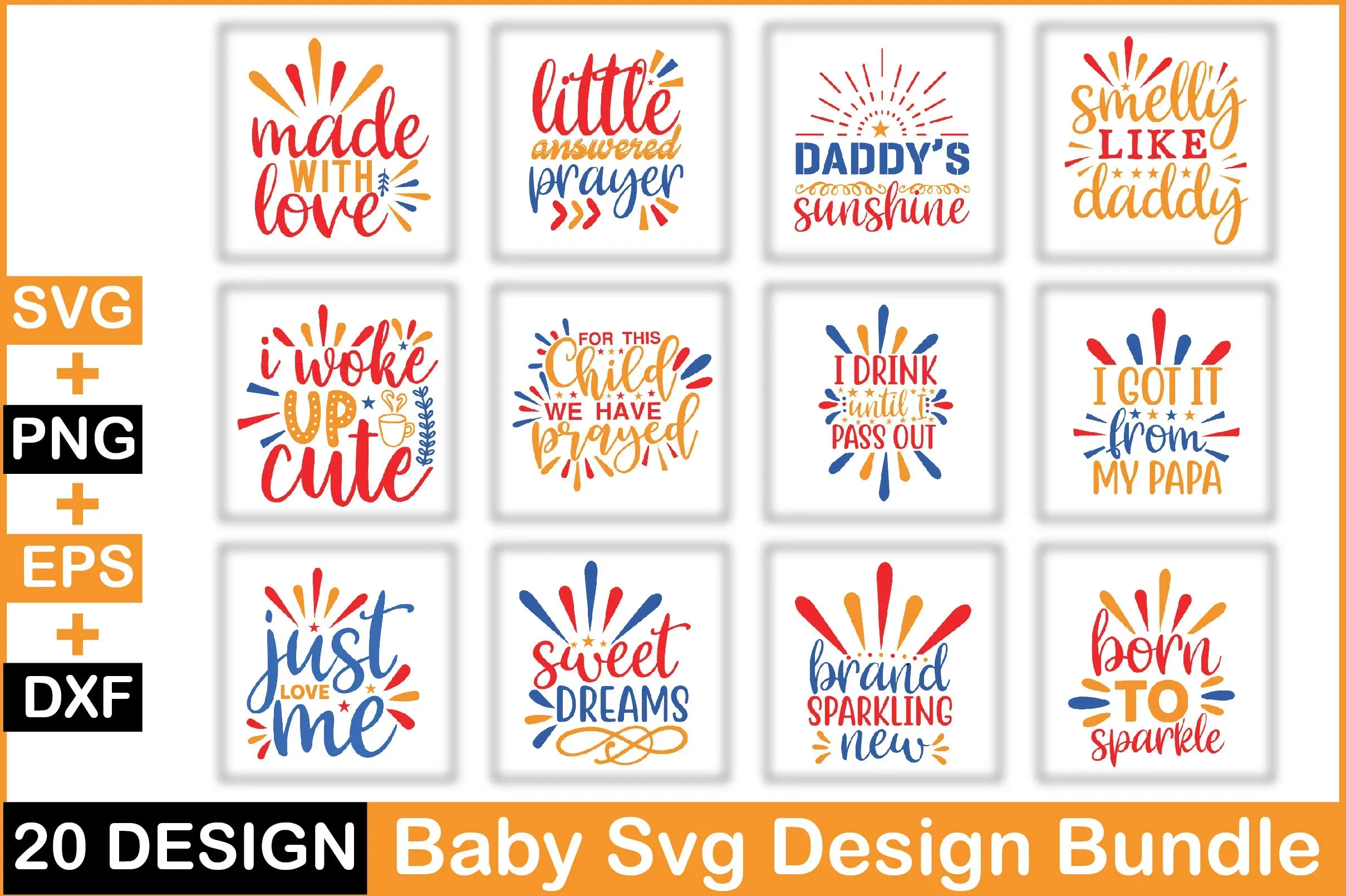 Baby 20 SVG Bundle