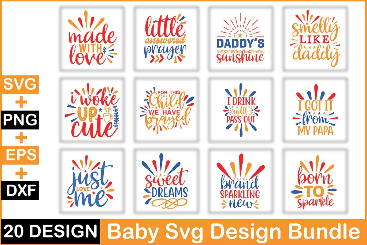 Baby 20 SVG Bundle - Image 2