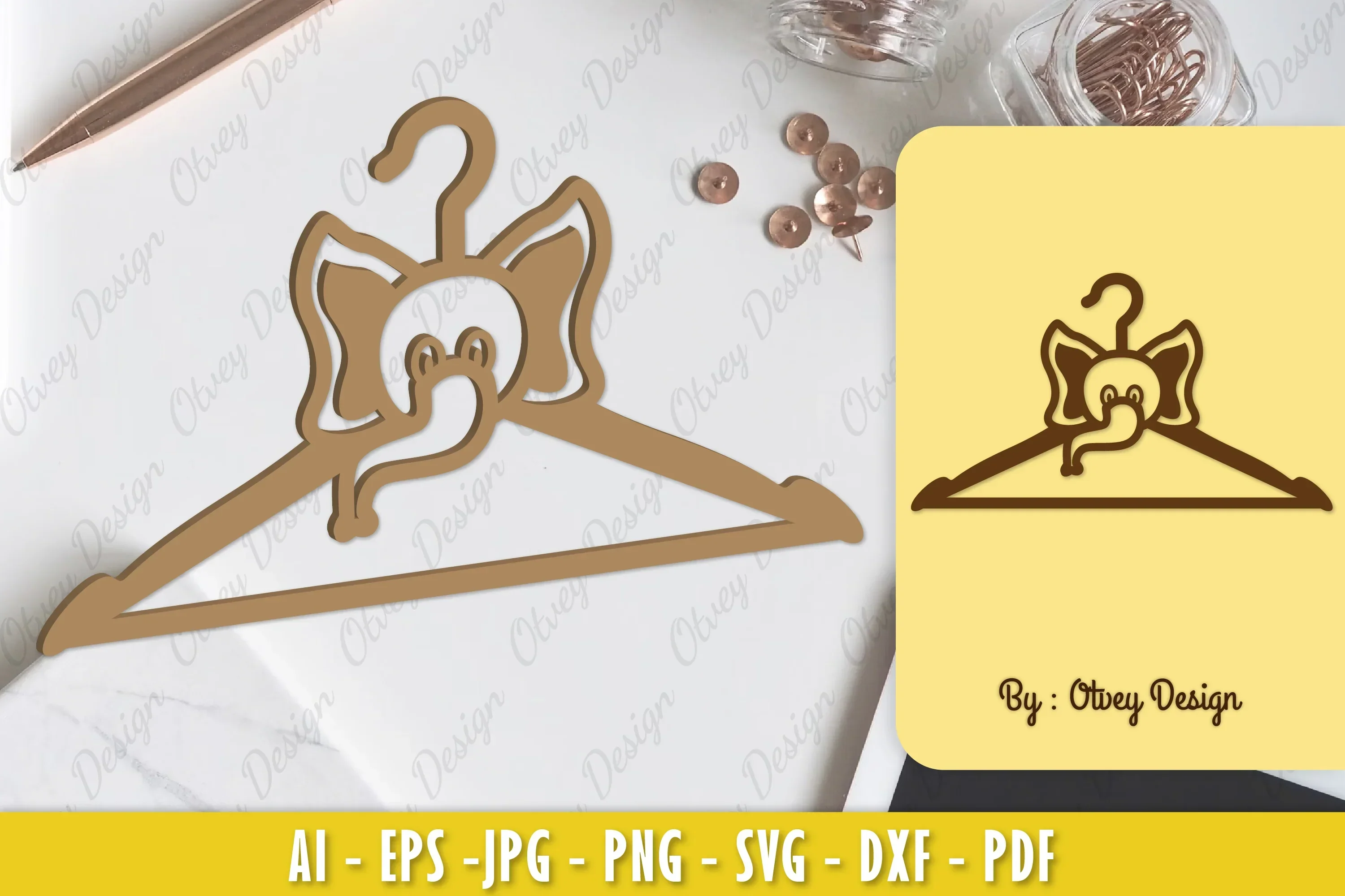 Baby Animals Hanger Laser Cut SVG Bundle