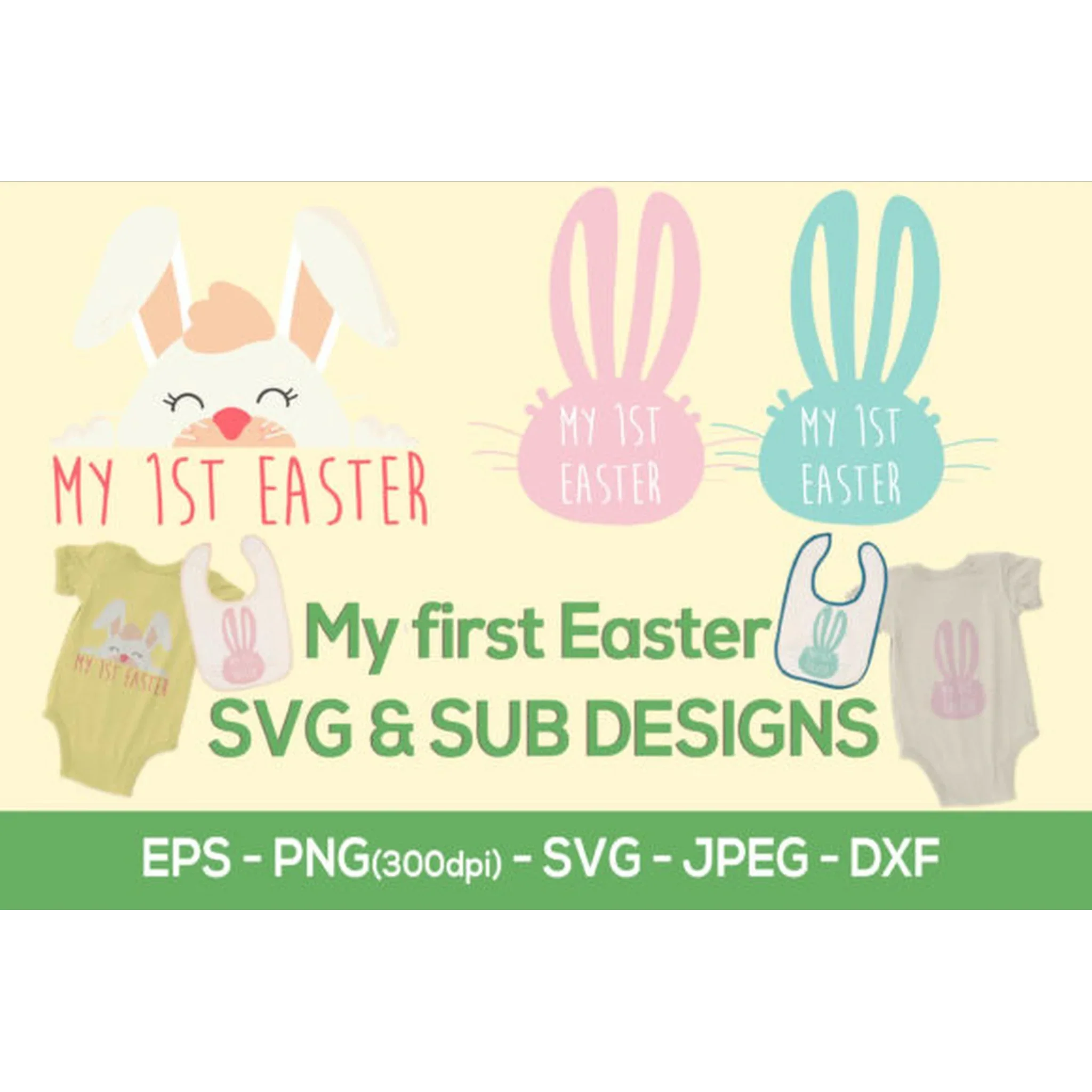 Baby Easter Bunny SVG