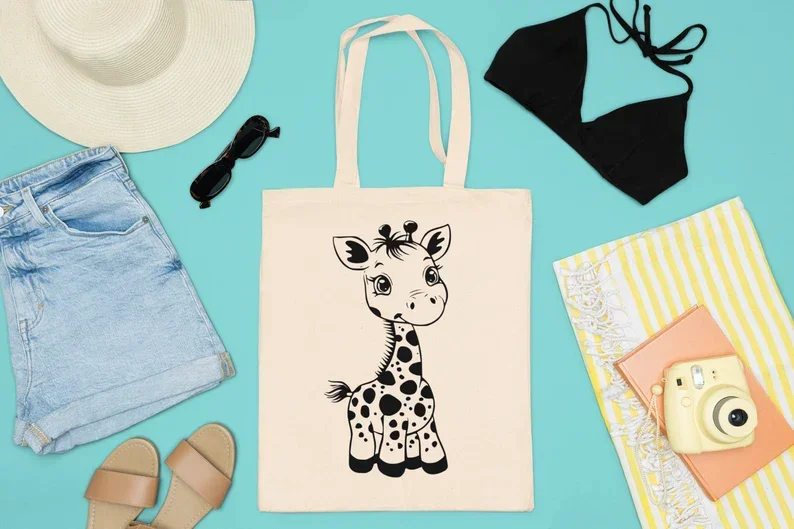 Baby Giraffes SVG Bundle - Image 9