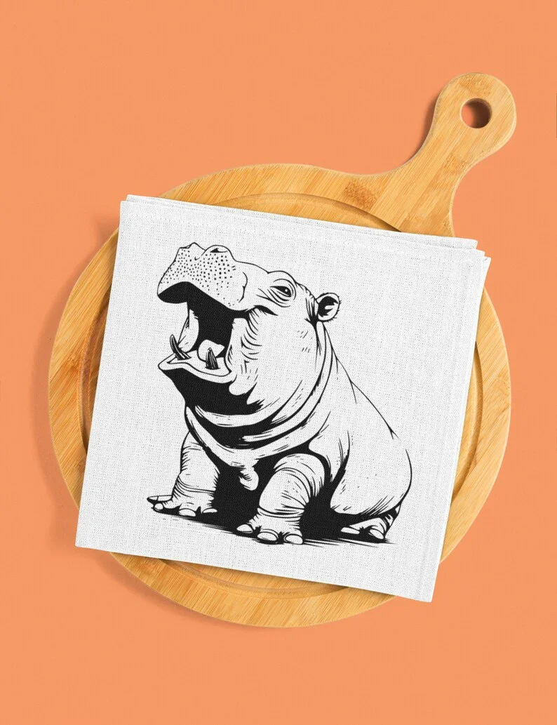 Baby Hippos SVG Bundle - Image 8