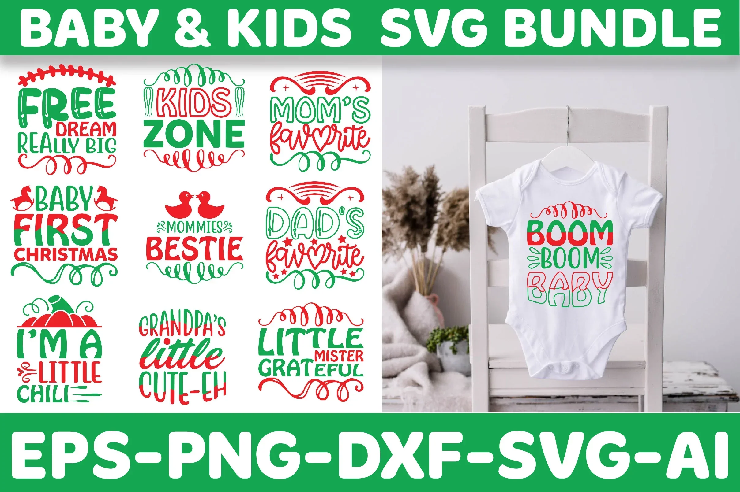 Baby & Kids SVG Bundle