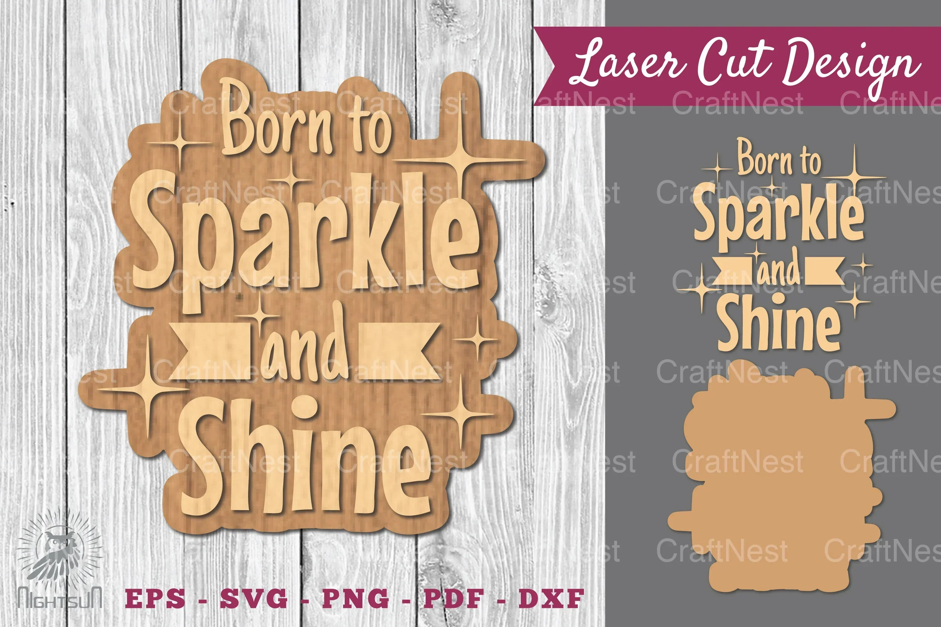 Baby Quotes Laser Cut Decoration Clipart Bundle