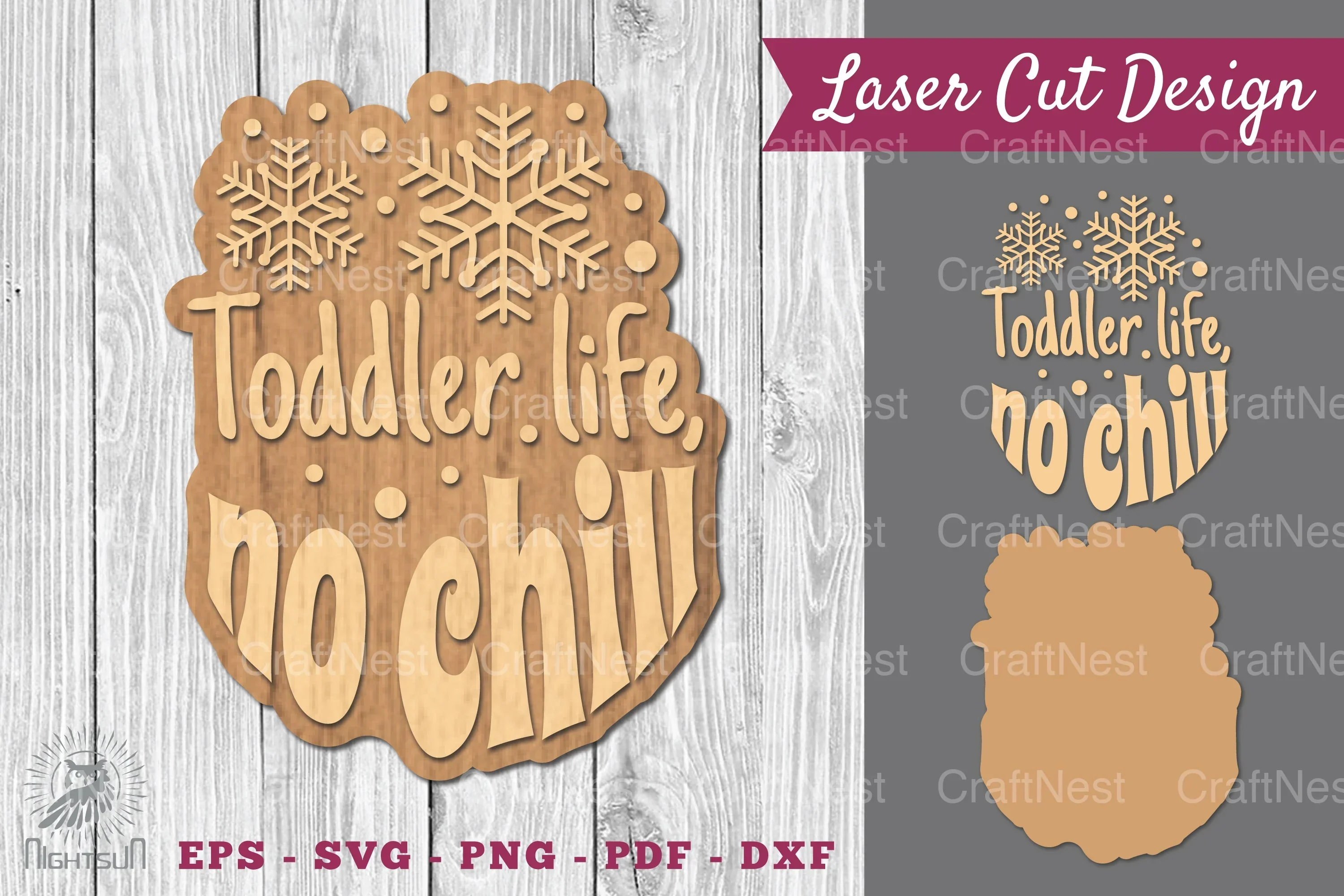 Baby Quotes Laser Cut Decoration Clipart Bundle