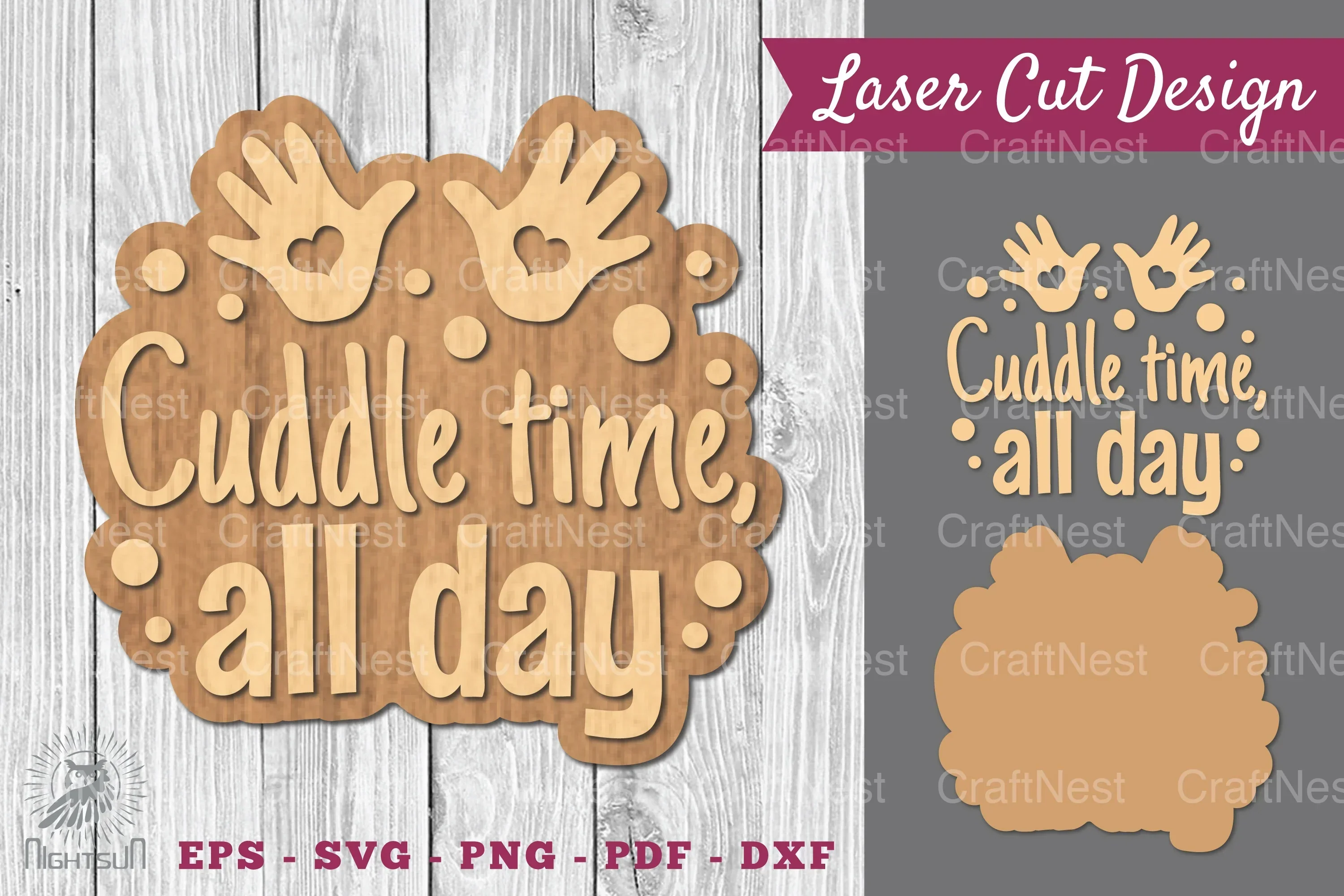 Baby Quotes Laser Cut Decoration Clipart Bundle