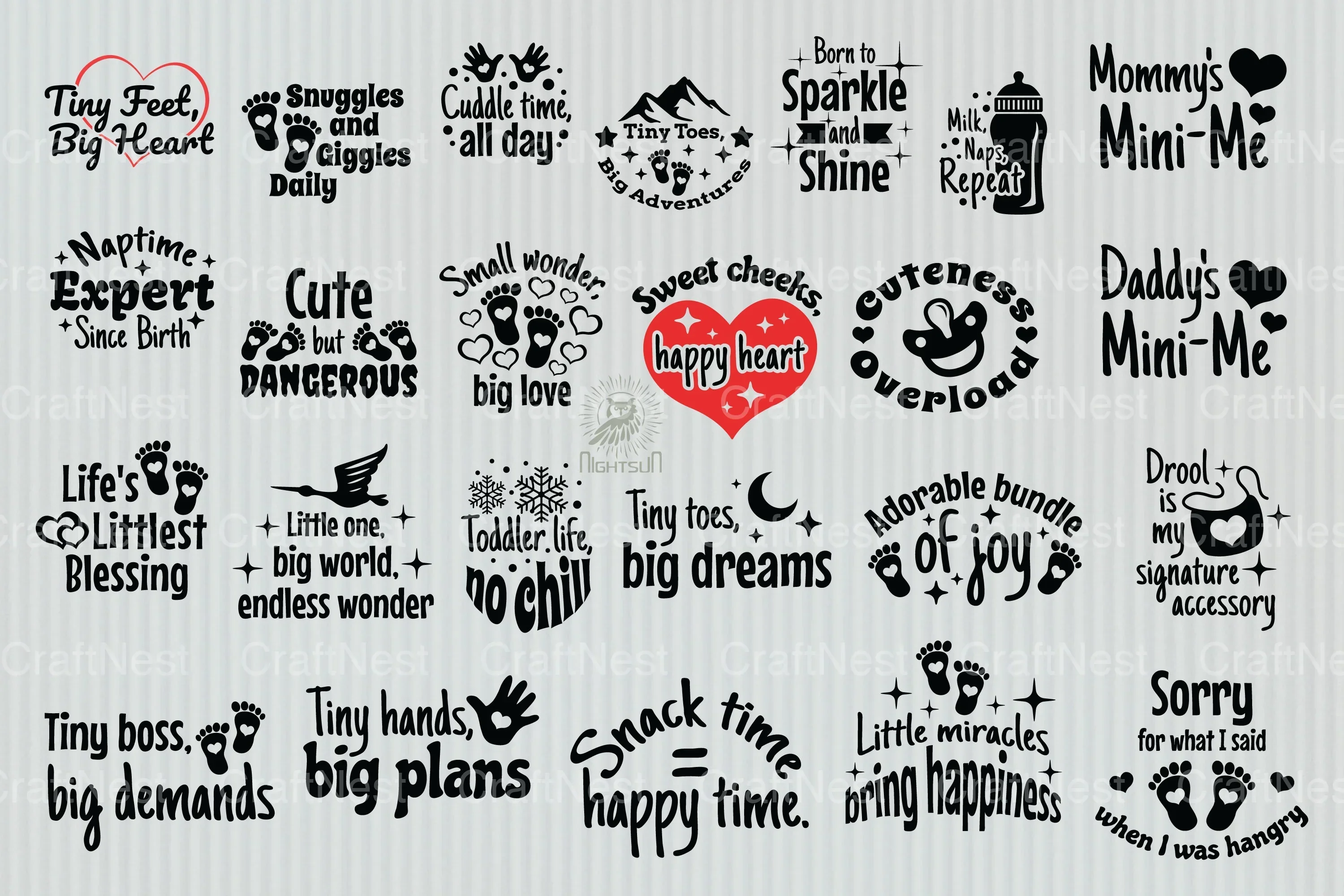 Baby Quotes SVG Bundle - Image 2