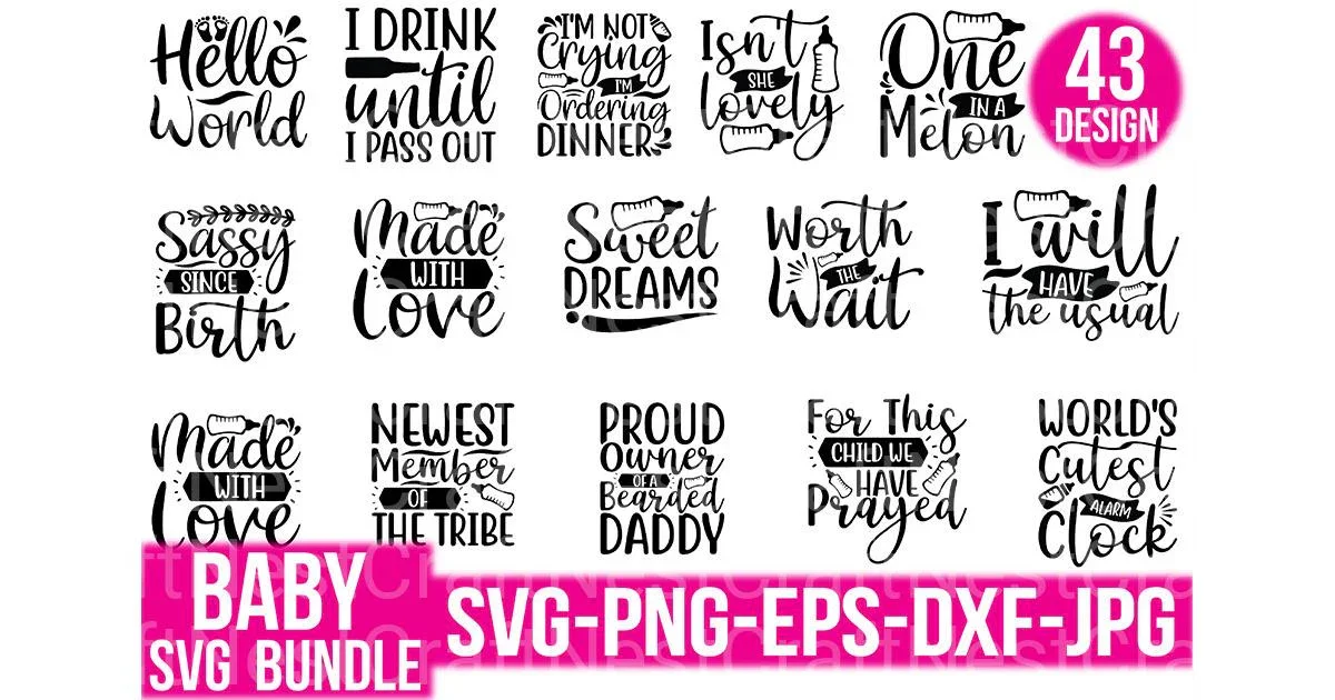 Baby SVG Bundle