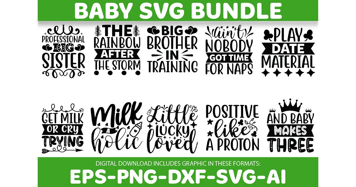 Baby SVG Bundle - Image 2