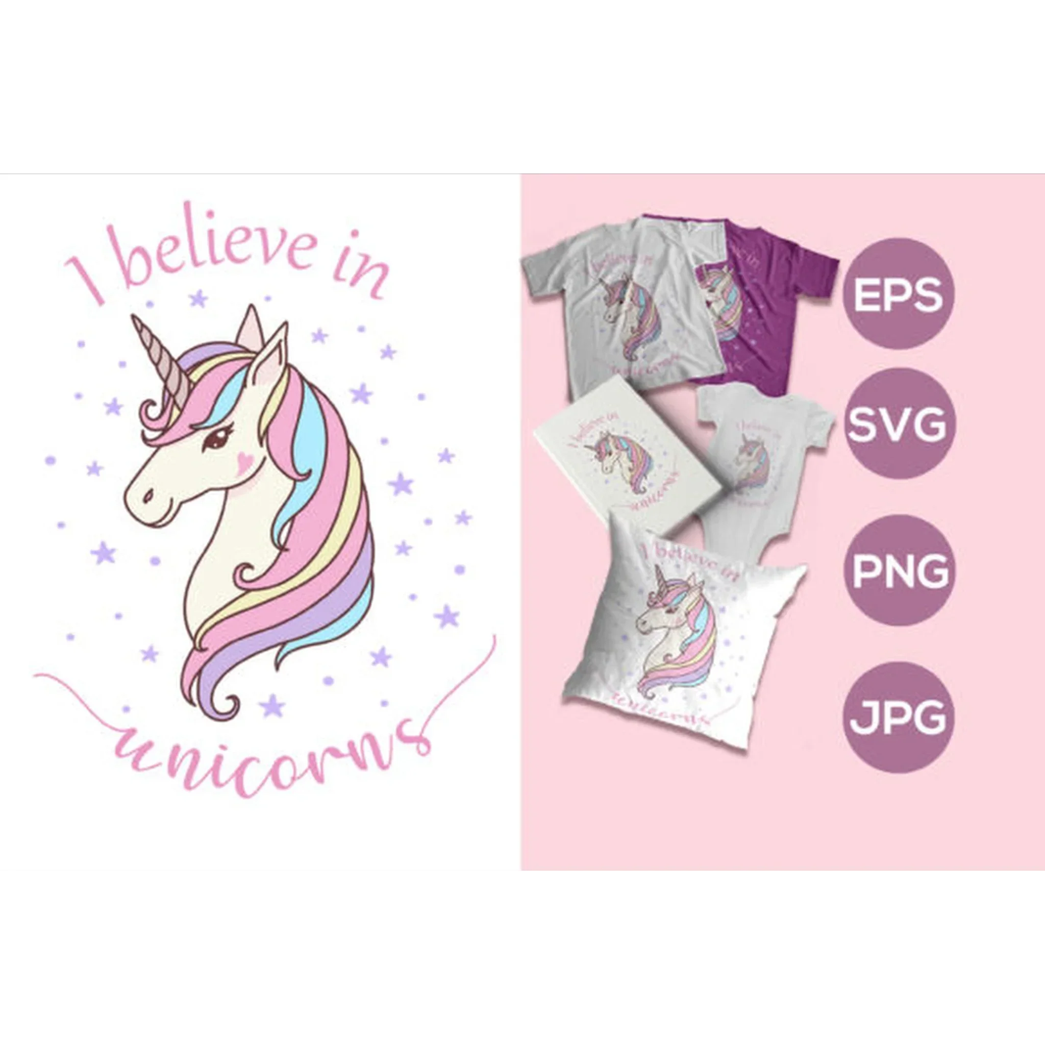 Baby Unicorn SVG
