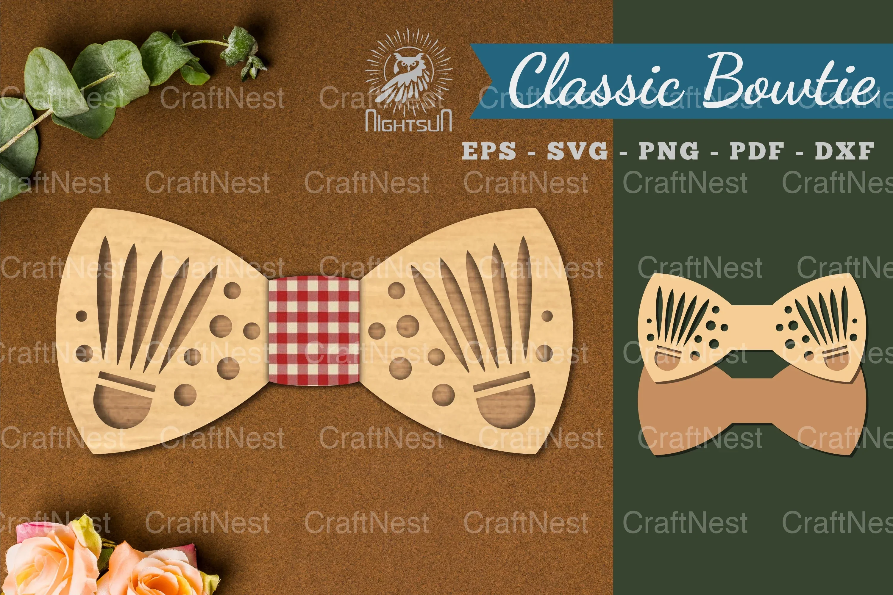 Badminton Ball Laser Cut Bowtie Clipart Bundle