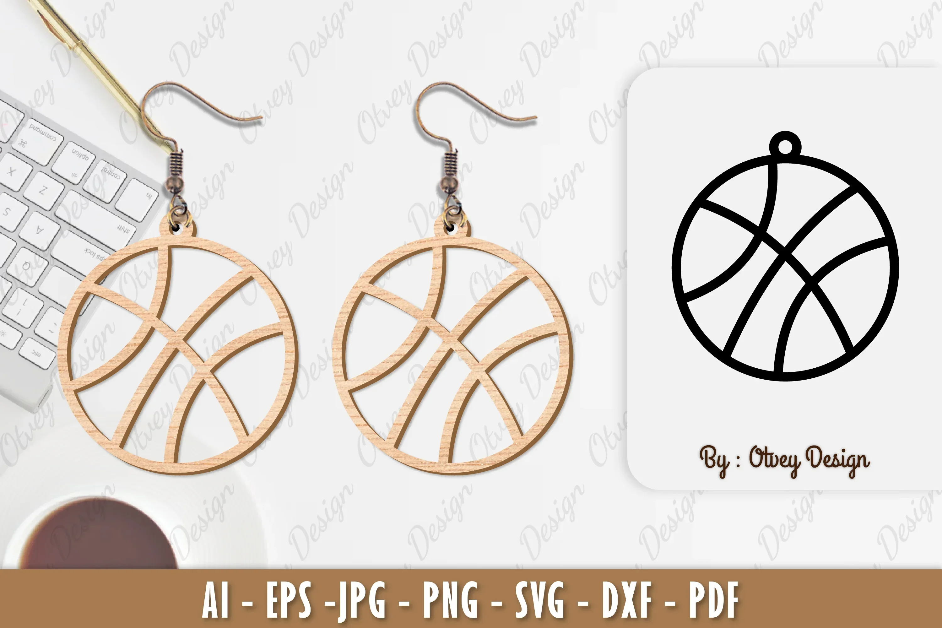 Ball Earring SVG Bundle