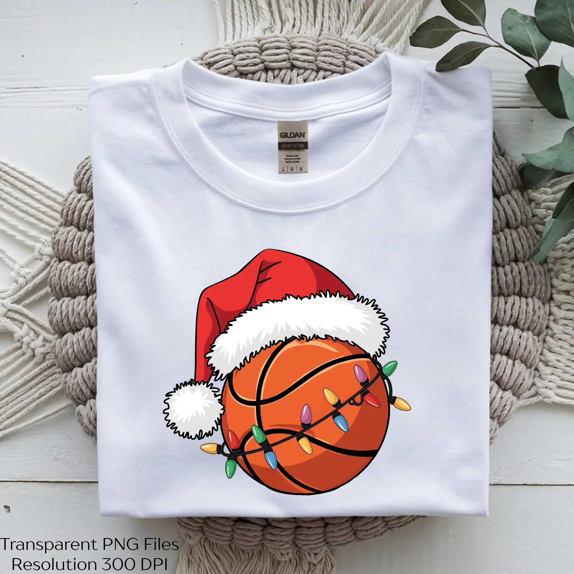 Basketball Christmas T-Shirt SVG Bundle