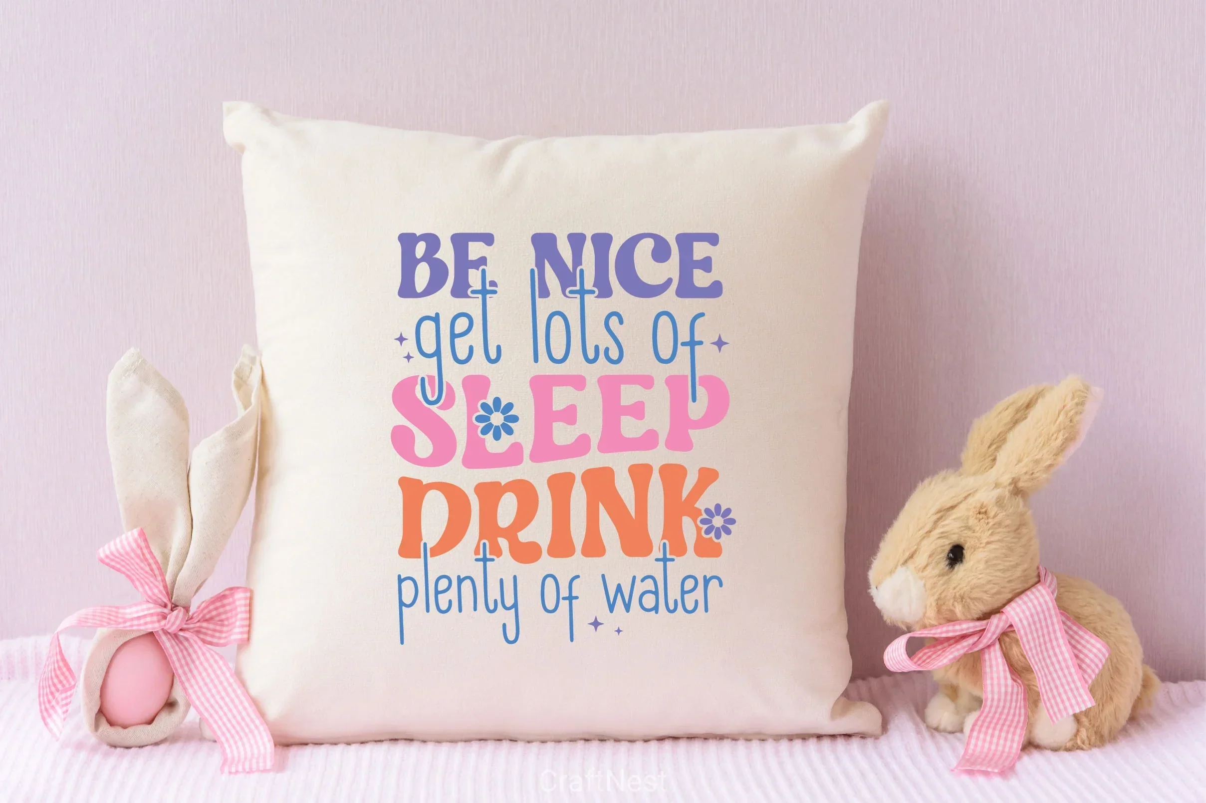 Be Nice Get Lots Of Sleep Drink Plenty Of Water SVG Bundle - Image 4