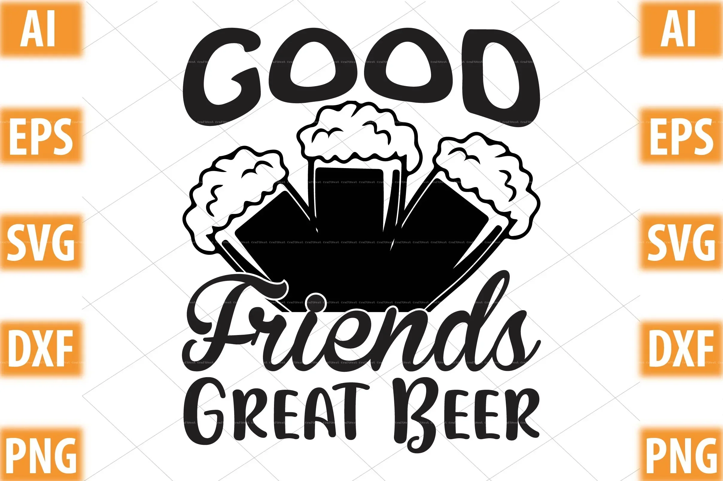 Beer Design SVG Bundle for Crafting - Image 12