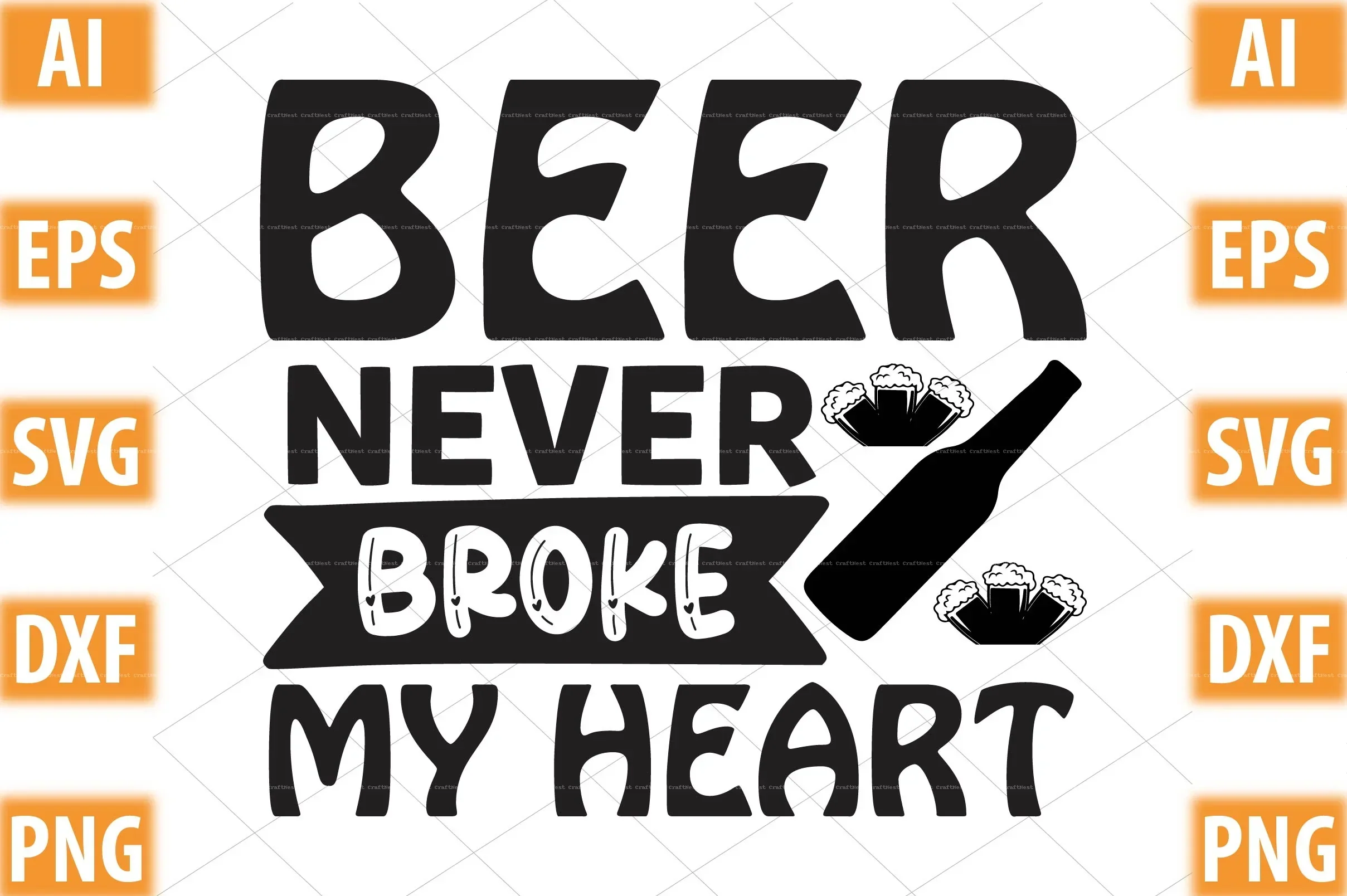 Beer Design SVG Bundle for Crafting - Image 8