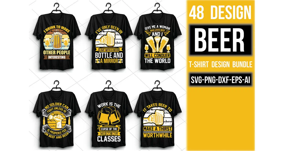 Beer T Shirt Bundle - Image 3