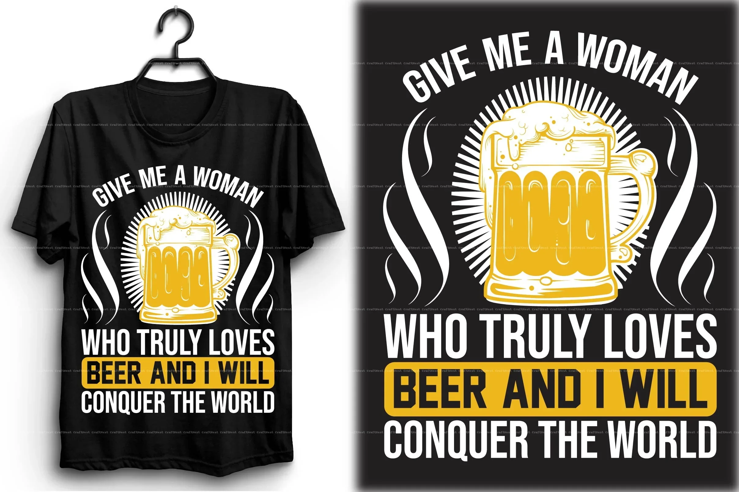 Beer T-Shirt Design SVG Bundle - Image 12
