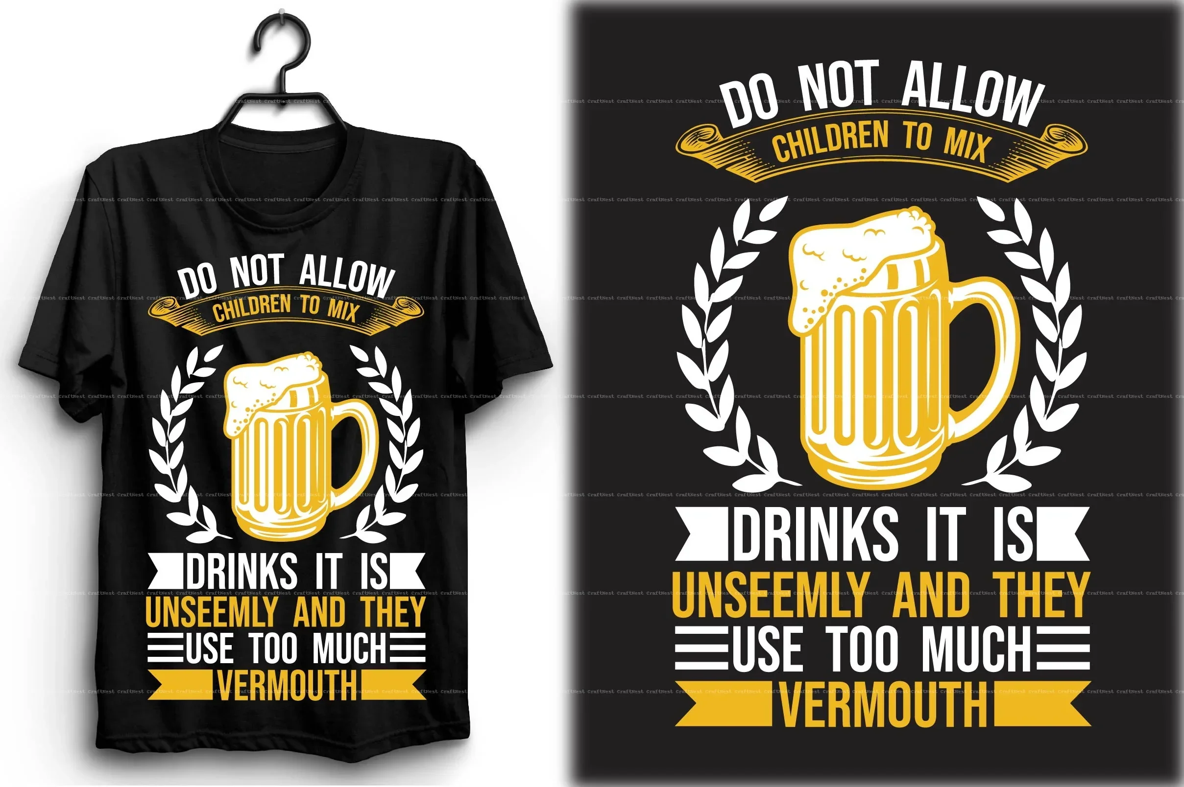 Beer T-Shirt Design SVG Bundle - Image 3