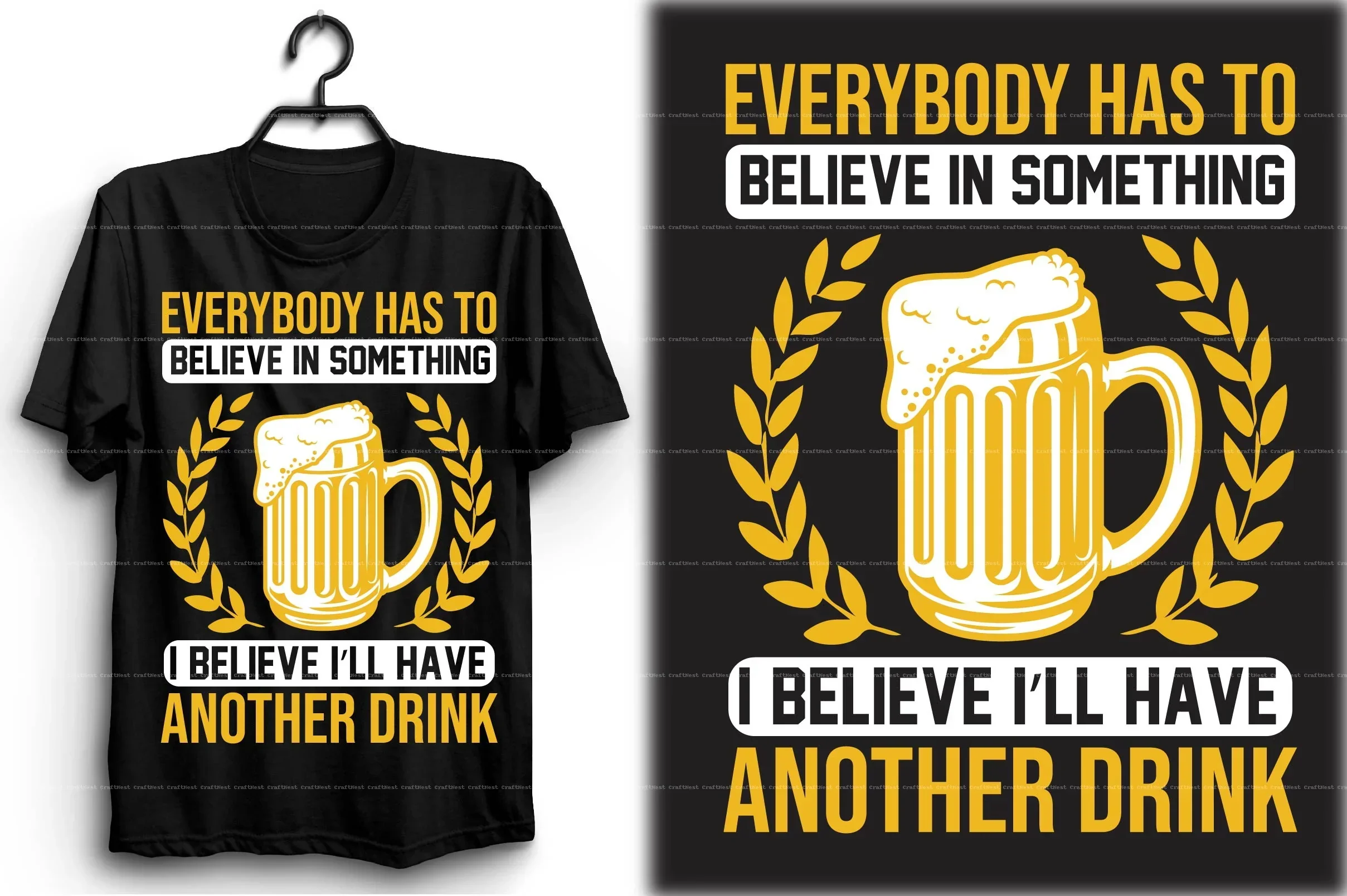 Beer T-Shirt Design SVG Bundle - Image 9