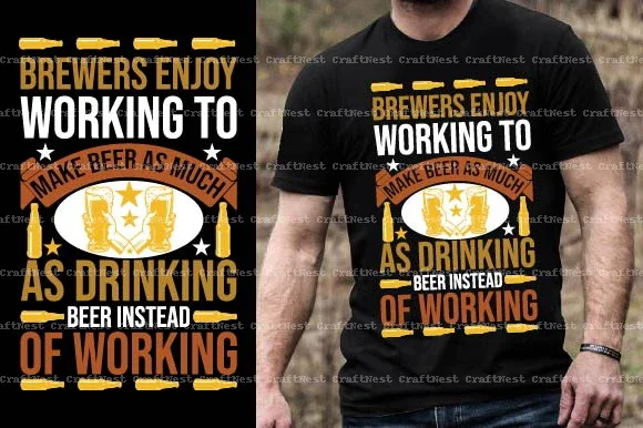 Beer T-Shirt Design SVG Bundle - Image 3