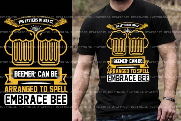 Beer T-Shirt Design SVG Bundle - Image 7