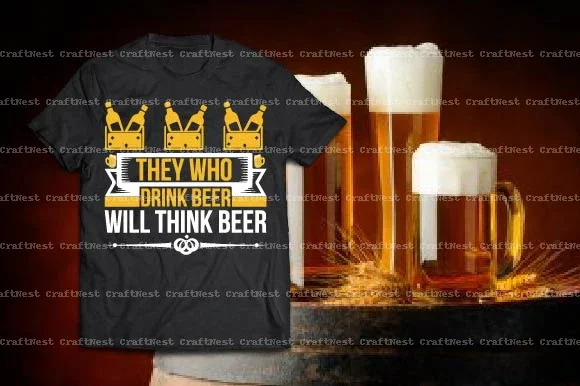 Beer T-Shirt Design SVG Bundle - Image 6