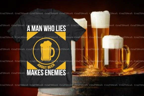 Beer T-Shirt Design SVG Bundle - Image 7