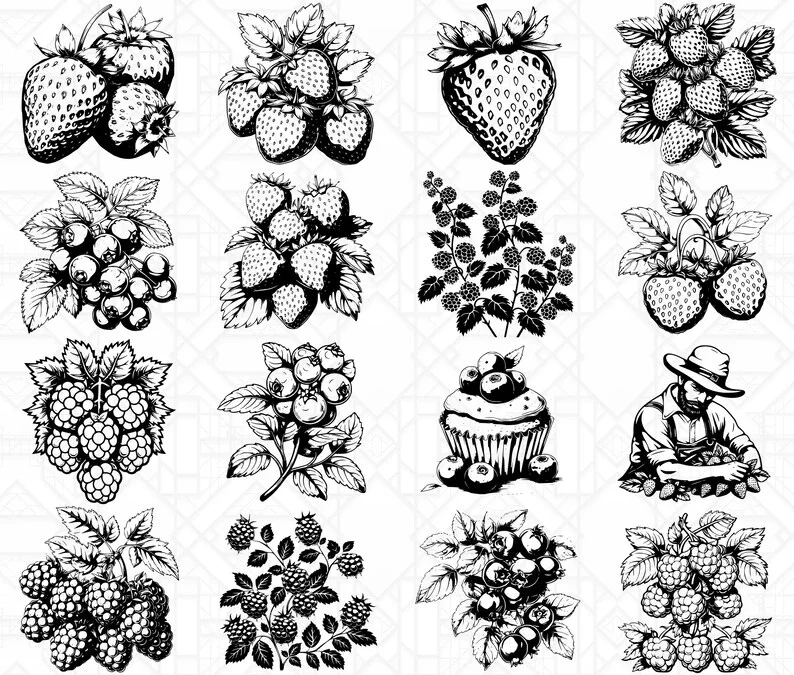 Berry Fruits SVG Bundle - Image 2