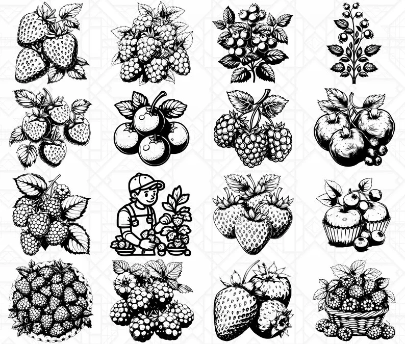 Berry Fruits SVG Bundle - Image 3