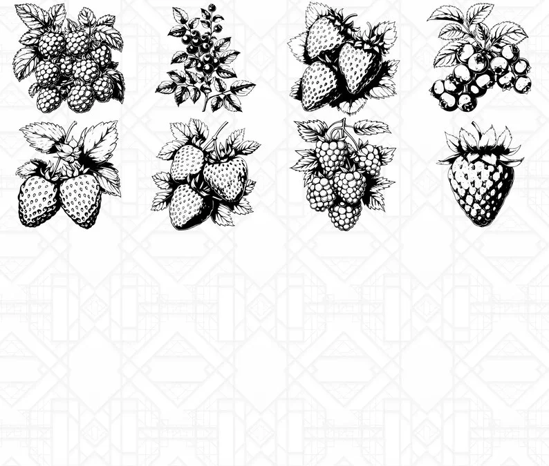 Berry Fruits SVG Bundle - Image 4